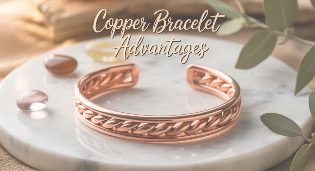 copper bracelet advantages benefits for wellness and fashion styling