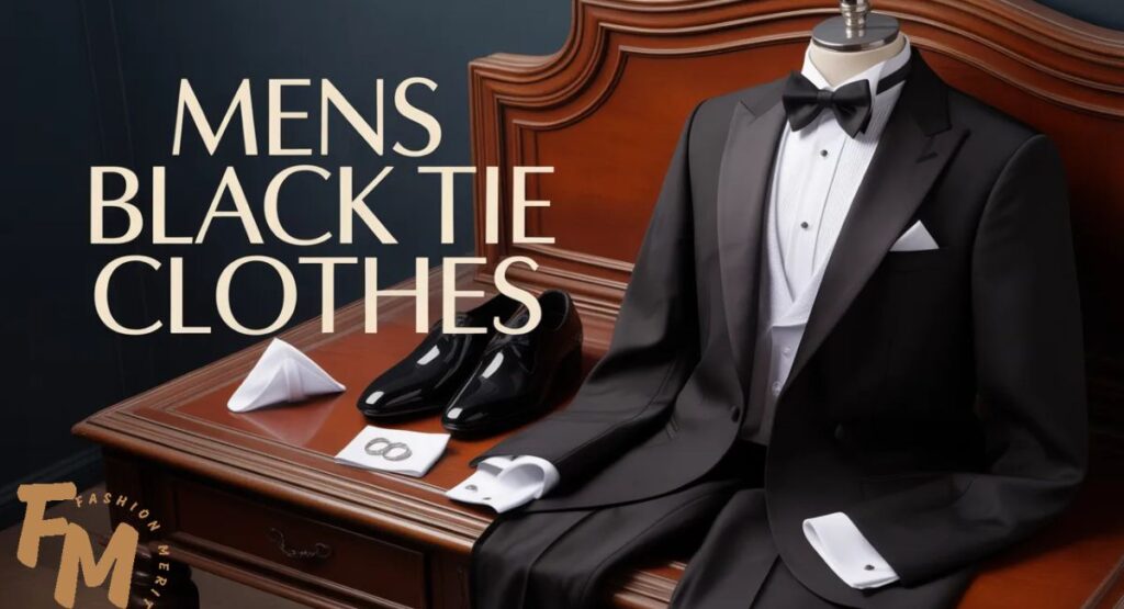 lassic mens black tie clothes with tuxedo and bow tie styling