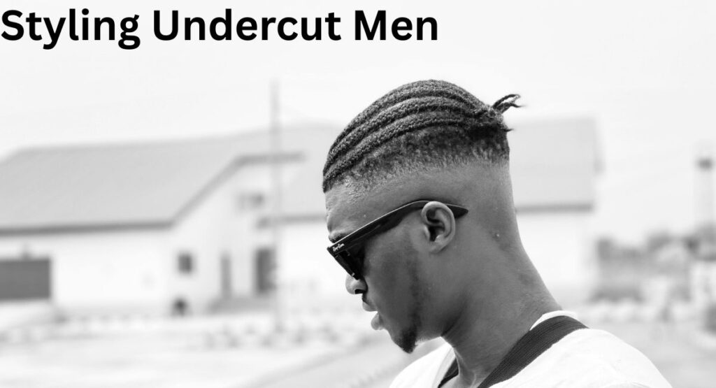 styling undercut men long hair man bun undercut style