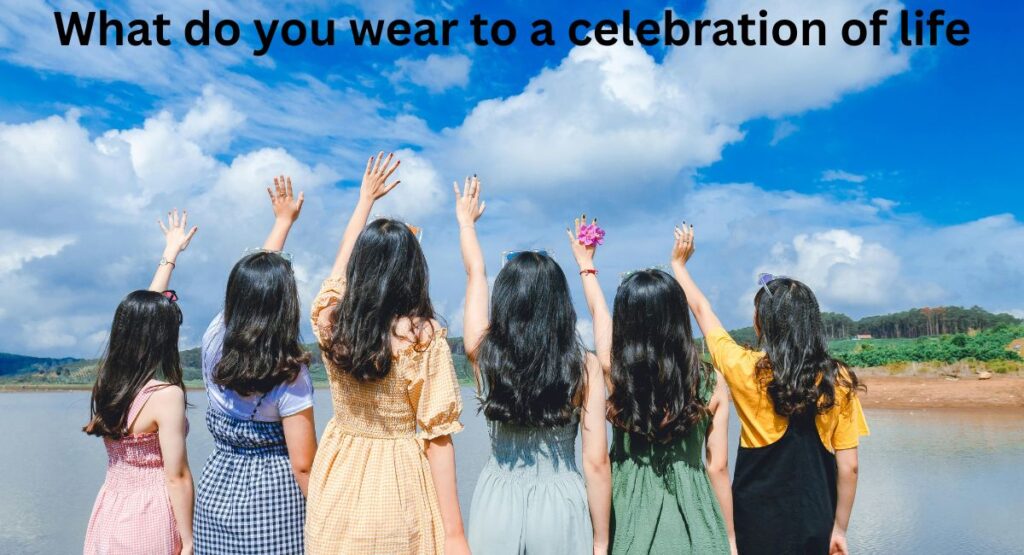 what do you wear to a celebration of life women wearing elegant midi dresses