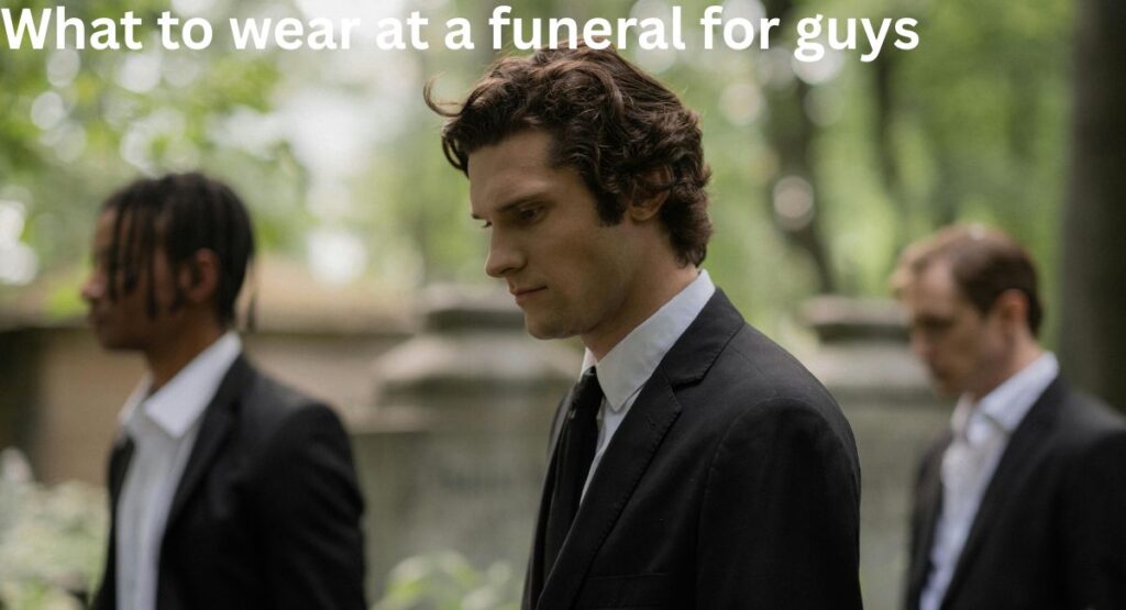 what to wear at a funeral for guys formal black suit outfit