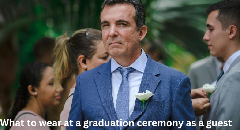 what to wear at a graduation ceremony as a guest men blazer chinos style
