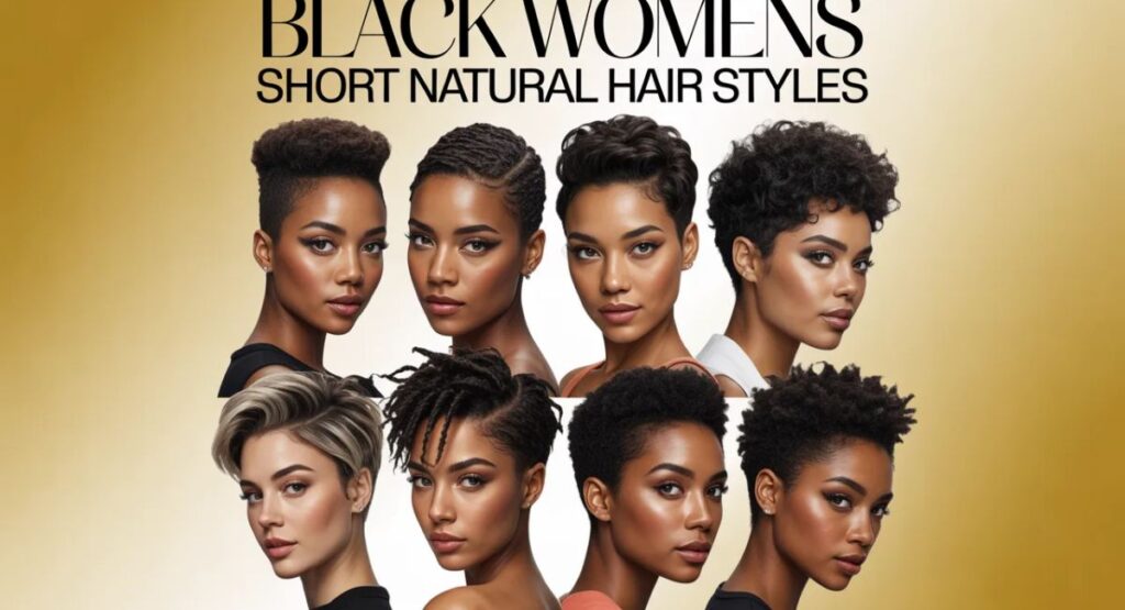 black womens short natural hair styles tapered cut