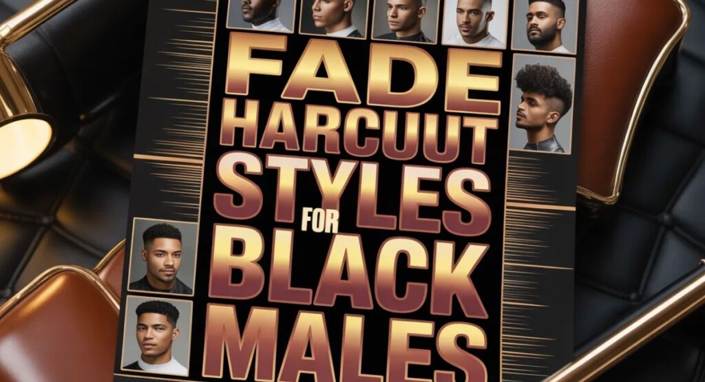 Black male high fade hairstyle with sharp sides and defined top