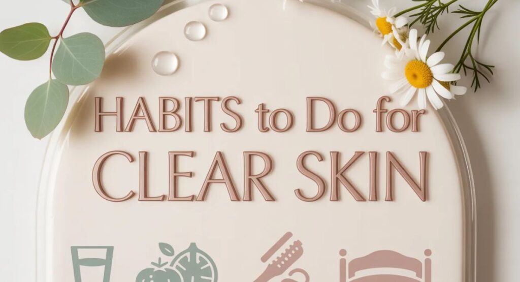 habits to do for clear skin glowing face