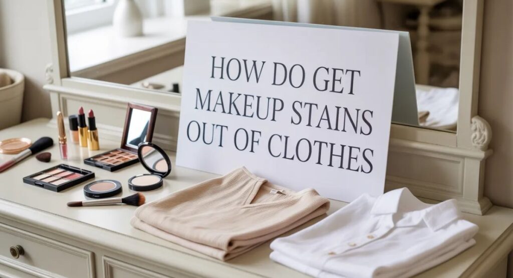 How do get makeup stains out of clothes