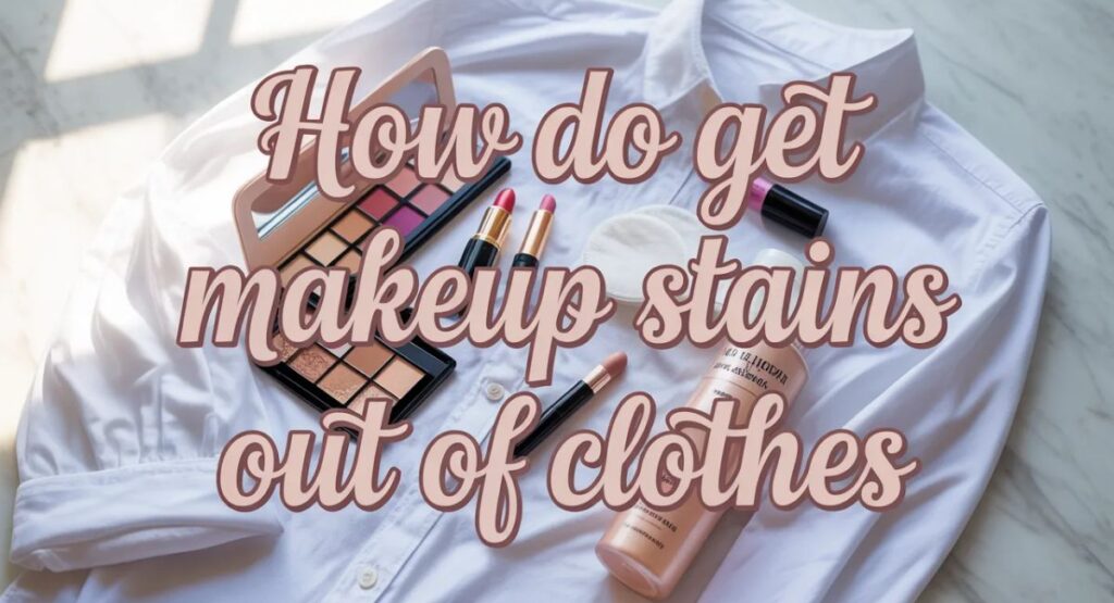 How to get makeup stains out of clothes