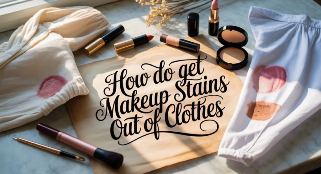 How to get makeup stains out of clothes