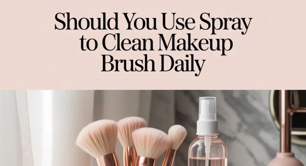 Makeup brush cleaner machine cleaning foundation and powder brushes