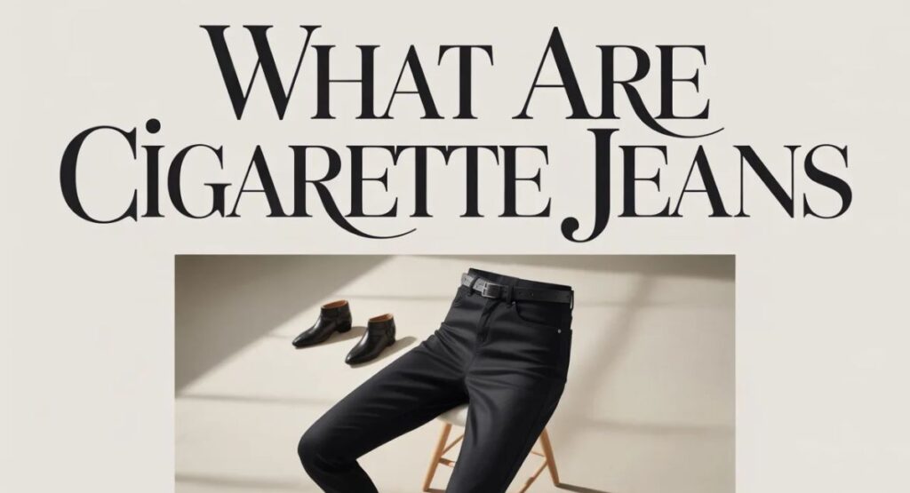 What Are Cigarette Jeans denim and style
