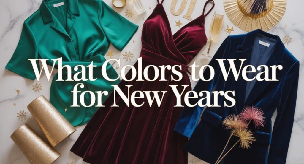 What Colors to Wear for New Years, modern festive styling