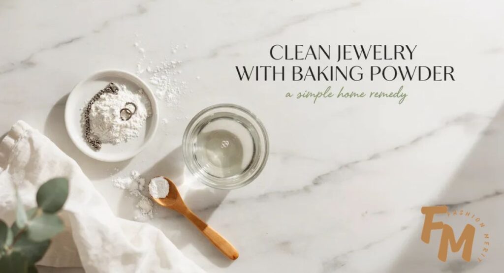 Sterling silver ring cleaned with baking powder at home